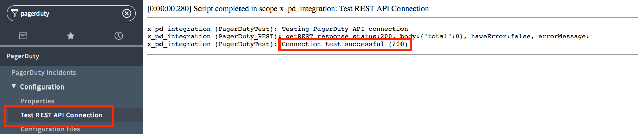 SN-configuration-test-rest-api-connection